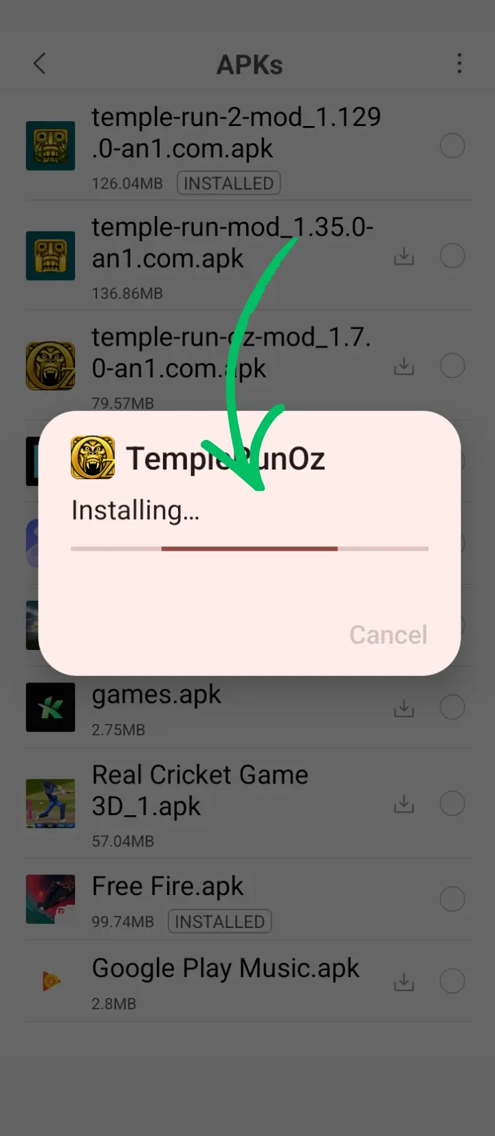 installation guide temple run oz screenshot 4